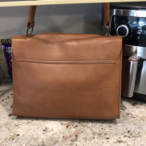 Tan Leather Men's Bag - Picture 3 of 12